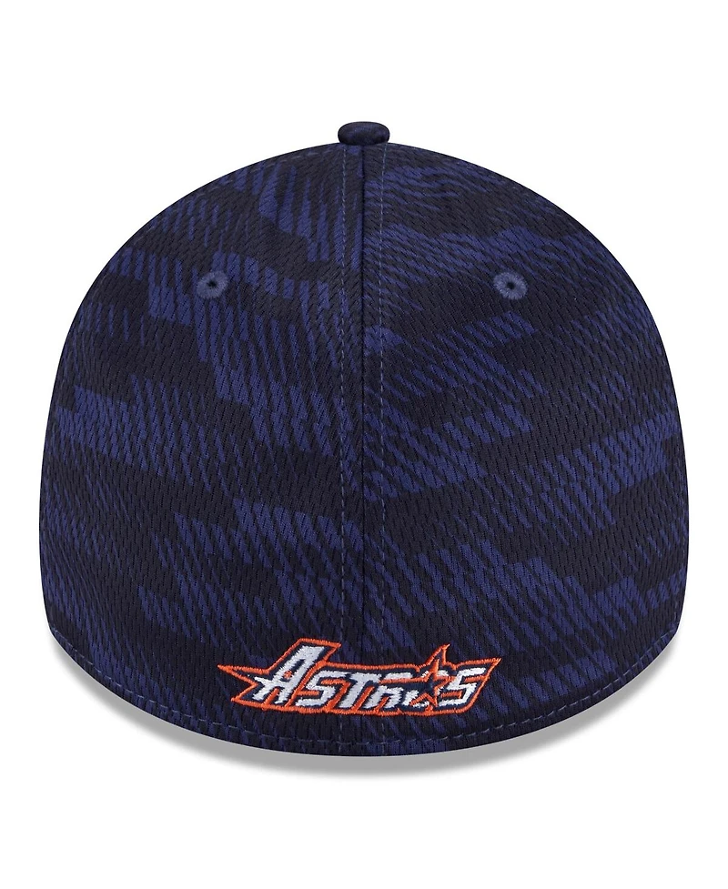New Era Men's Navy/ Houston Astros 2025 Mlb Clubhouse 39THIRTY Flex Hat