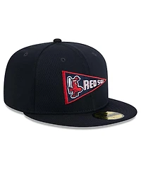 New Era Men's Navy Boston Red Sox 2025 Mlb Clubhouse 59FIFTY Fitted Hat