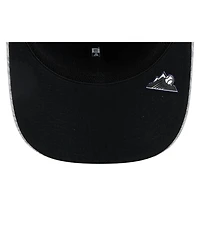 New Era Men's Gray Colorado Rockies 2025 Mlb Clubhouse 9SEVENTY Stretch-Snap Hat