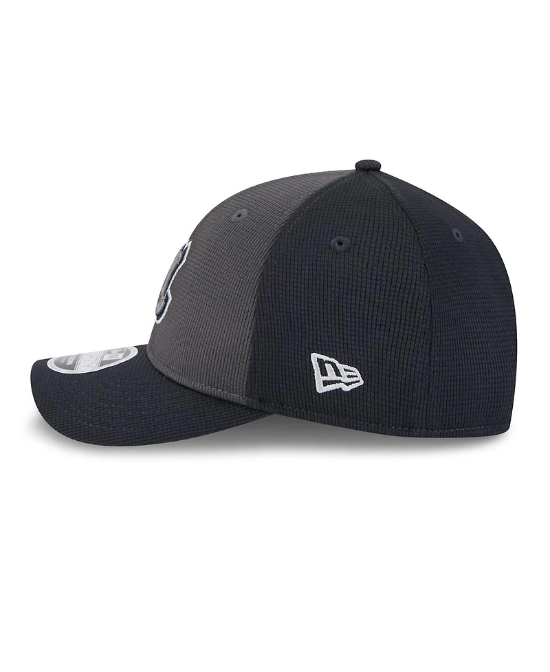 New Era Men's Gray/Navy Atlanta Braves 2025 Batting Practice 9FORTY M-Crown Adjustable Hat