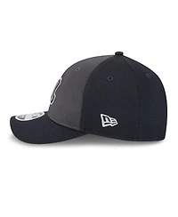 New Era Men's Gray/Navy Atlanta Braves 2025 Batting Practice 9FORTY M-Crown Adjustable Hat