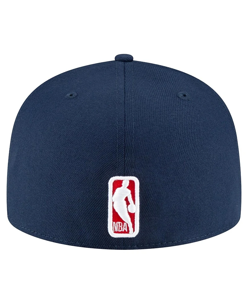 New Era Men's Navy La Clippers 59FIFTY Fitted Hat