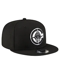 New Era Men's Black La Clippers 9FIFTY Snapback Hat