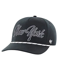 '47 Brand Men's Black New York Giants Overhand Speckle Hitch Adjustable Hat