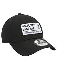 New Era Men's Black Tottenham Hotspur White Hart Lane 9FORTY Adjustable Hat