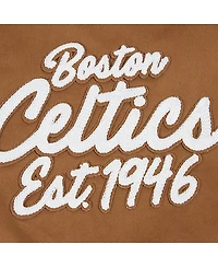 Pro Standard Men's Brown Boston Celtics Paint The City Full-Zip Jacket