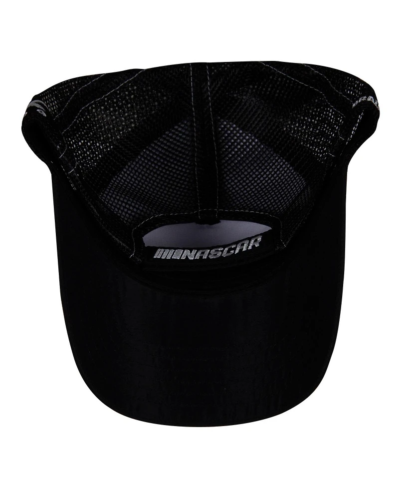 Checkered Flag Sports Men's Black Brad Keselowski Driver Car Trucker Adjustable Hat