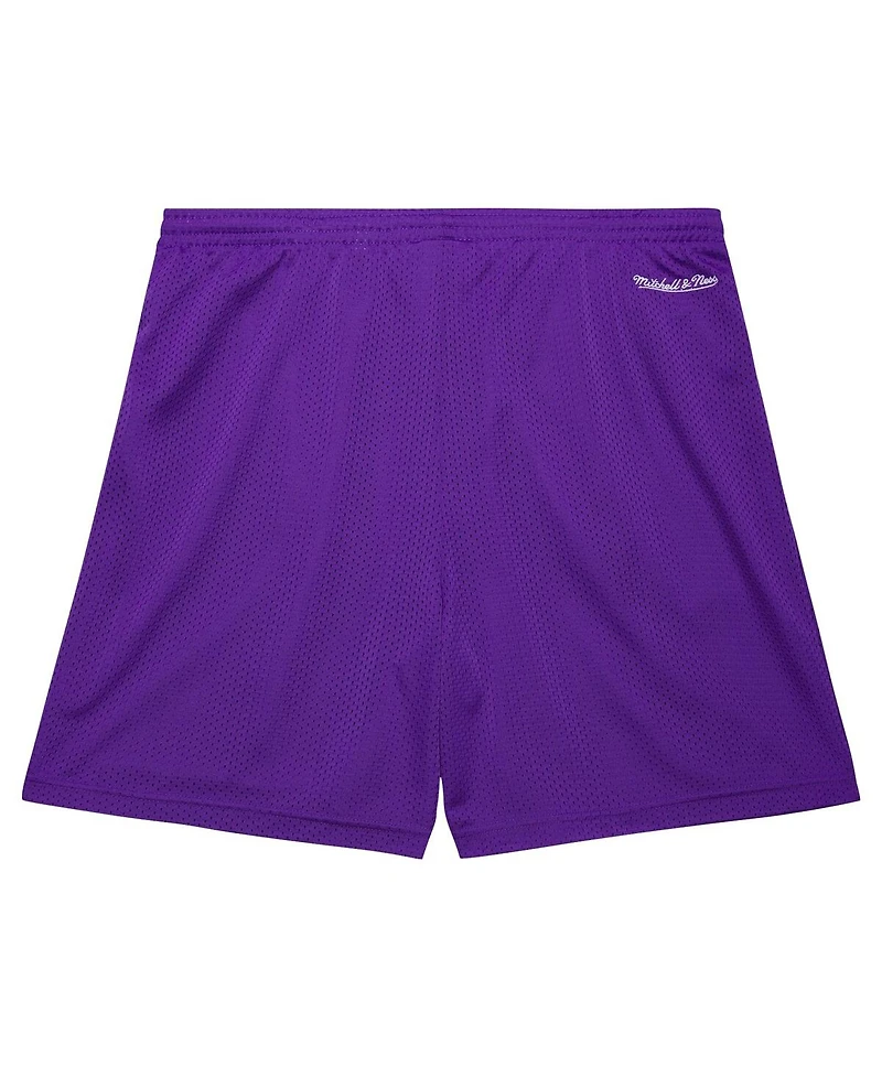 Mitchell & Ness Men's Purple Toronto Raptors Hardwood Classics Gameday Mesh Shorts