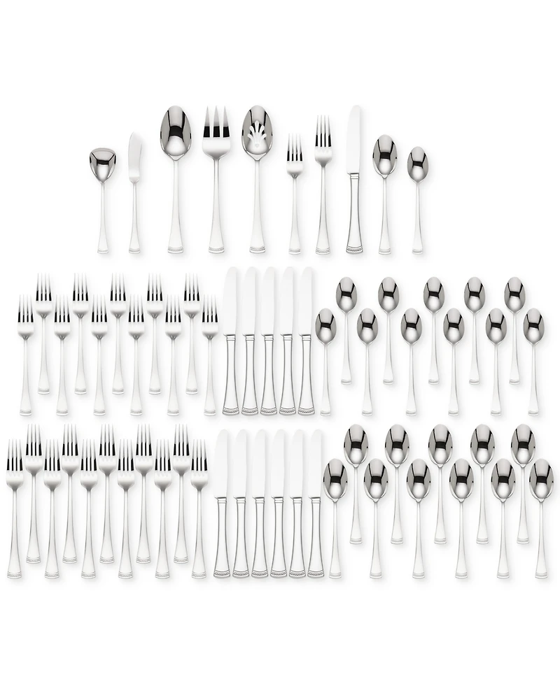 Lenox Portola 65 Pc Flatware Set, Service for 12