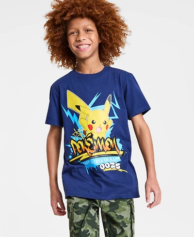 Epic Threads Little & Big Boys Pikachu Pokemon Graphic Short-Sleeve T-Shirt, Exclusively at Macy's