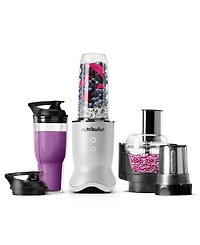 nutribullet Ultra Plus+ Compact Kitchen System with Food Processor and Coffee Grinder Attachments