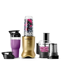 nutribullet Ultra Plus+ Compact Kitchen System with Food Processor and Coffee Grinder Attachments