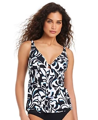 Beyond Control Women's Opposites Attract Tankini Swim Top