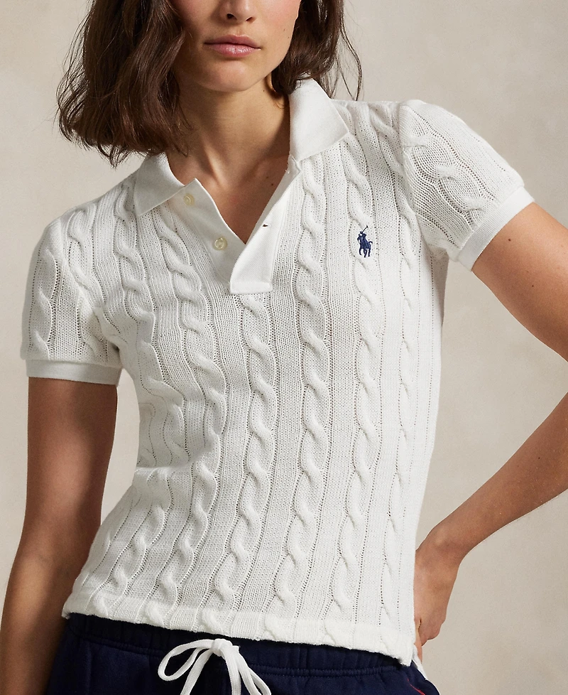 Polo Ralph Lauren Women's Cable-Knit Shirt