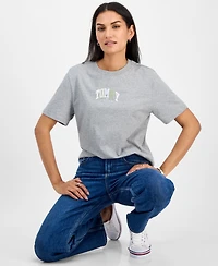Tommy Jeans Women's Cotton Relaxed Varsity T-Shirt
