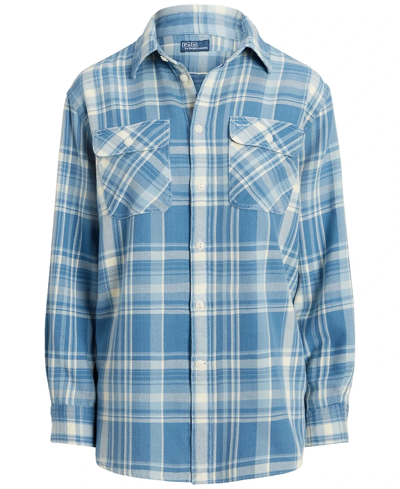 Polo Ralph Lauren Women's Plaid Cotton Twill Workshirt
