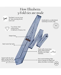 Elizabetta Big & Tall Pavia - Silk Jacquard Tie for Men