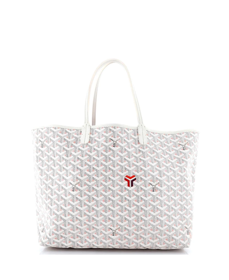 Pre-Owned Goyard Pm Saint Louis Tote Claire Voie Coated Canvas