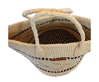 Balance Point Handmade Sisal Basket Tote