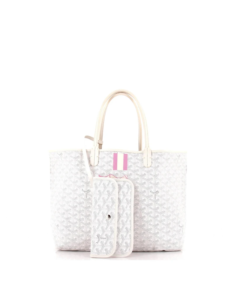 Pre-Owned Goyard Pm Saint Louis Tote Printed Coated Canvas