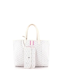Pre-Owned Goyard Pm Saint Louis Tote Printed Coated Canvas