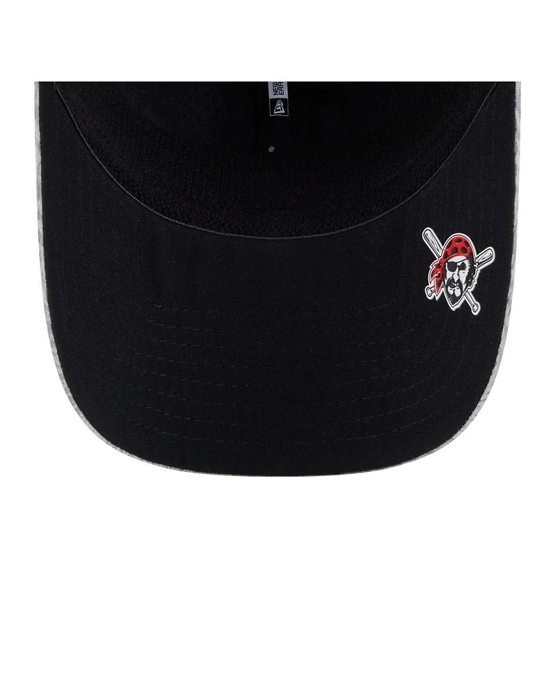 New Era Men's Gray Pittsburgh Pirates 2025 Mlb Clubhouse 39THIRTY Flex Hat