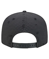 New Era Men's Black Brooklyn Nets Midnight Ink Pop Outline 9FIFTY Snapback Hat