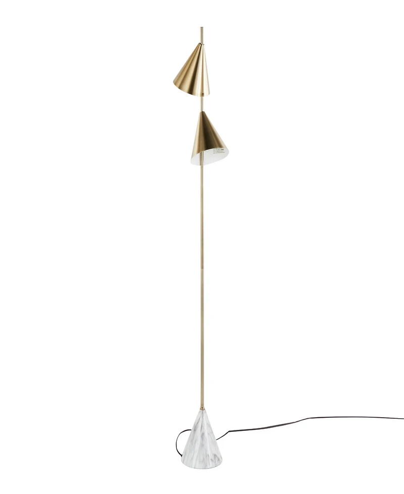 LumiSource Cone 65" Metal Floor Lamp