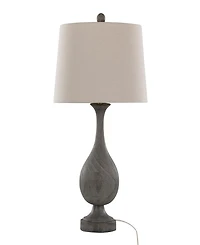 LumiSource Cipolla Poly 29" Polyresin Table Lamp, Set of 2