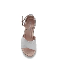 Kenneth Cole Reaction Little and Big Girls Anastasia Charlie Cork Wedge Sandals