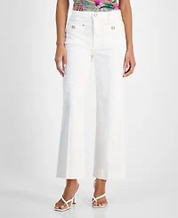 Guess Women's Sailor High-Rise Wide-Leg Jeans