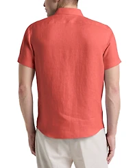 Perry Ellis Men's Solid Linen Shirt