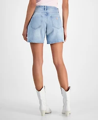 Guess Women's Super Relaxed High-Rise Denim Shorts