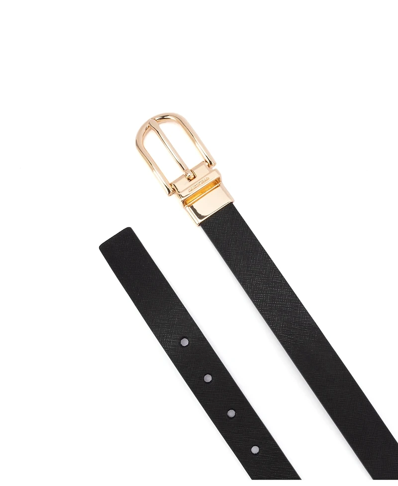 Michael Kors Women's 25mm Reversible Leather Belt