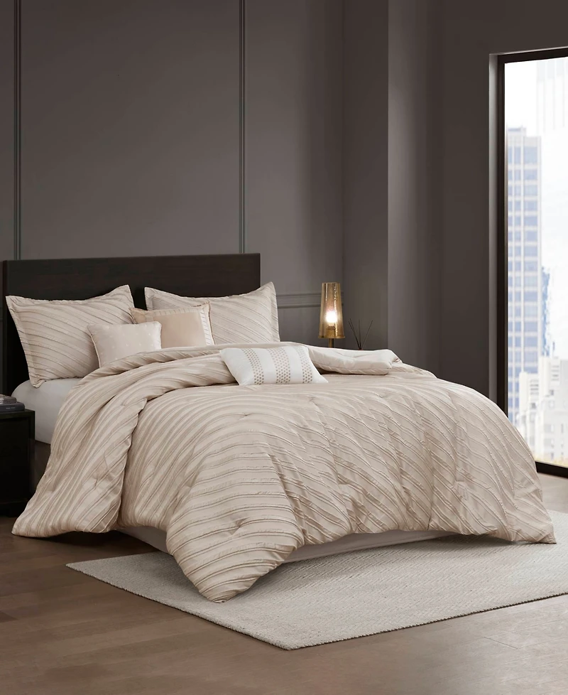 Madison Park Riva Jacquard 7-Pc. Comforter Set, California King