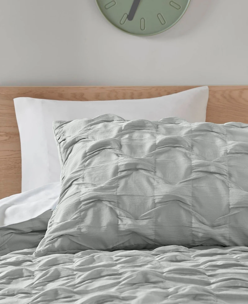510 Design Bailey Diamond Pucker Woven 3-Pc. Comforter Set, Twin/Twin Xl