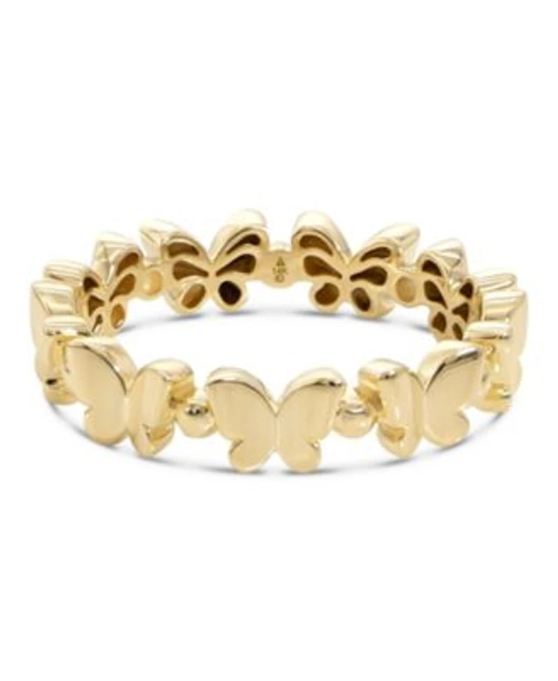 Devata Butterfly Ring In 14k Gold Size Approx. Grams