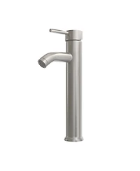 Single Hole Single Handle Bathroom Vessel Sink Faucet With Drain Assembly in Polished Chrome