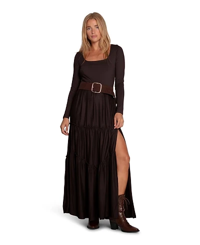 Belle & Bloom Women's Let Me Love You Tiered Maxi Dress