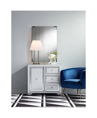 Possini Euro Design Amity Modern Table Lamp 26" High Brushed Nickel with Usb and Ac Power Outlet in Base White Linen Shade for Bedroom Bedside De