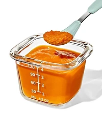 Oxo Tot Glass 4-Pack Baby Blocks Food Storage Containers