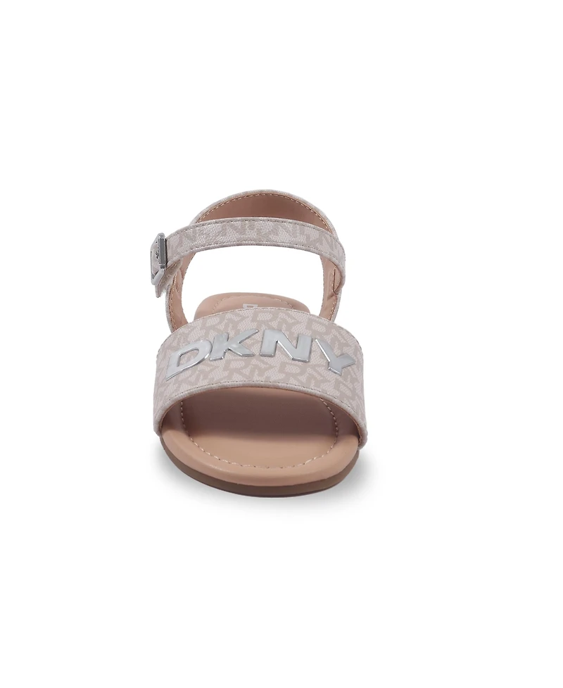 Dkny Little and Big Girls Cassie Coara Casual Sandal