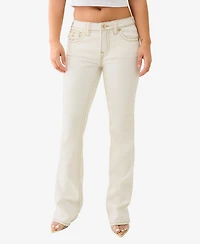 True Religion Women's Becca Bootcut Big T Lurex Jeans