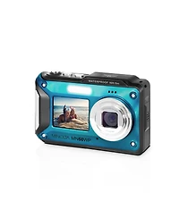 Minolta Minolta MN60WP Waterproof Dual Screen Digital Camera, Blue