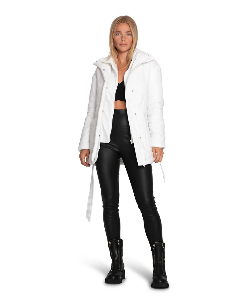 Belle & Bloom Women's Moonrise Belted Puffer Jacket