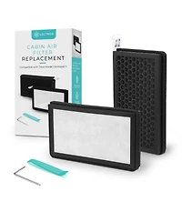 Lectron Cabin Air Filter Replacement Compatible with Tesla Model 3 & Model Y - H13 Hepa Filter with Activated Carbon