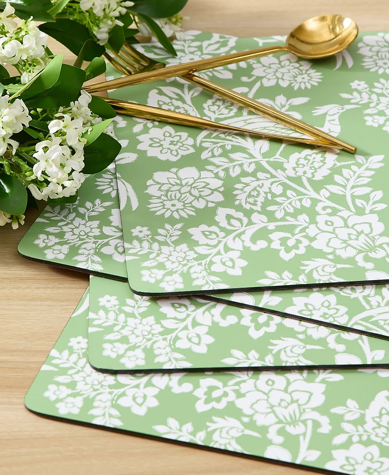 Laura Ashley Adain Palace Cork Placemats Set of 4, 16" x 12"