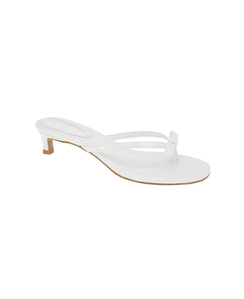 BCBGeneration Women's Zia Bow-Detail Kitten Heel Dress Sandals