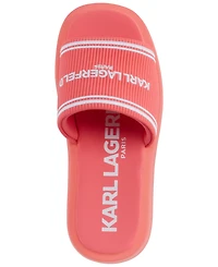 Karl Lagerfeld Paris Women's Ohare Platform Slide Flat Sandals