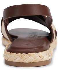 Karl Lagerfeld Paris Women's Charla Slingback Espadrille Flat Sandals
